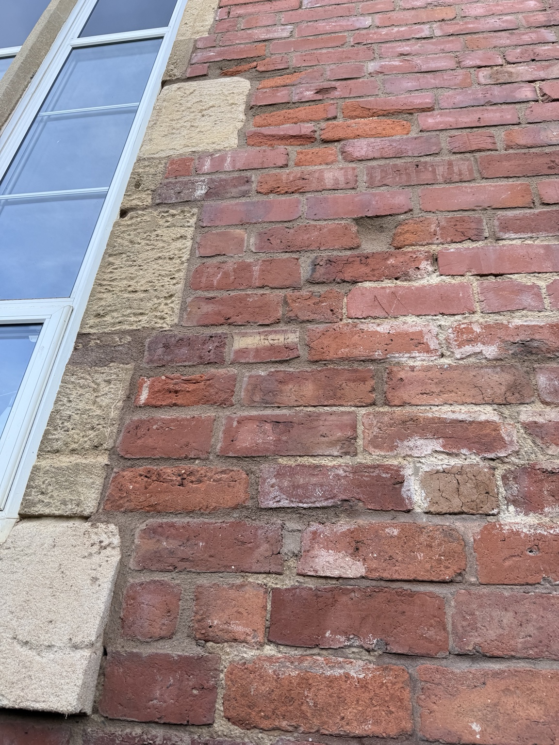 Traditional brick repair work by Orchard Building Services